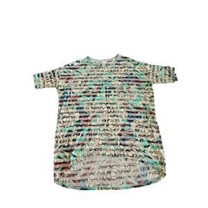 LuLaRoe‎ Women's Multicolor Floral T-Shirt Sz Medium
